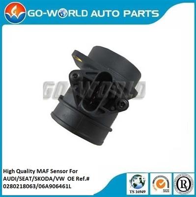 High Quality MAF Sensor For AUDI/SEAT/SKODA/VW OE Ref.#0280218063/06A906461L