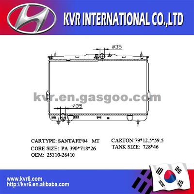 Radiator For HYUNDAI SANTA FE Oem 25310-26410/26400