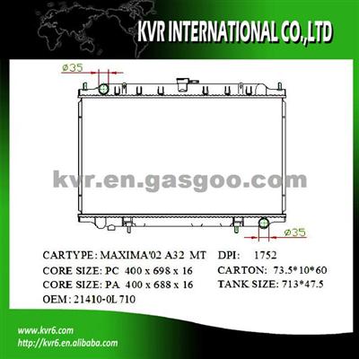 Cooling Radiator For INFINITI OEM 21410-0L710/31U00