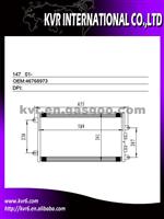 Car Condenser For ALFA ROMEO 147 Oem 46768973