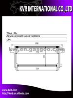Car Ac Condenser For MAN TG-A Oem 81.61920.0018