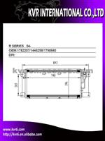 Parellel Flow A/C Condenser For SCANIA G/P/R/T SERIES Oem 1782207