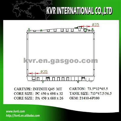 OE RADAITOR For INFINITI OEM 21410-6P100