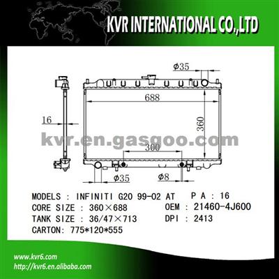 Auto Radiator For INFINITI OEM 21460-4J600