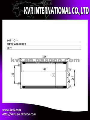 Car Condenser For ALFA ROMEO 147 Oem 46768973