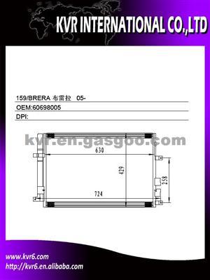 Ac Condenser For ALFA ROMEO 159/BRERA /SPIDER Oem 60698005