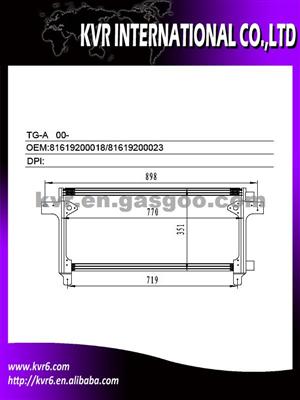 Car Ac Condenser For MAN TG-A Oem 81.61920.0018