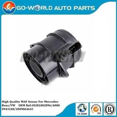 High Quality MAF Sensor For Mercedes-Benz/VW OEM Ref.#0281002896/A000 0943248/2E0906461C