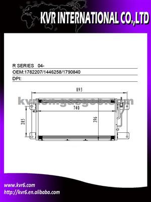 Parellel Flow A/C Condenser For SCANIA G/P/R/T SERIES Oem 1782207