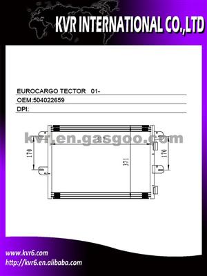 Air Conditioner Condenser For IVECO EUROCARGO TECTOR Oem 504022659