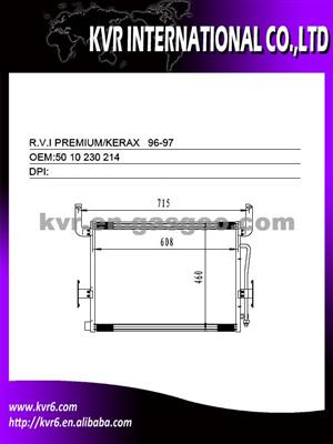 Aftermarket Ac Condenser For RENAULT R.V.I PREMIUM/KERAX Oem 50 10 230 214