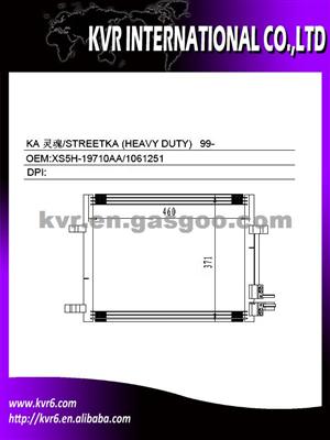 Auto Ac Condenser For FORD KA/STREETKA (HEAVY DUTY OEM XS5H-19710AA/1061251