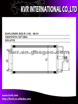 Parellel Flow Ac Condenser For FORD ESCAPE OEM 5M6Z-19712AA