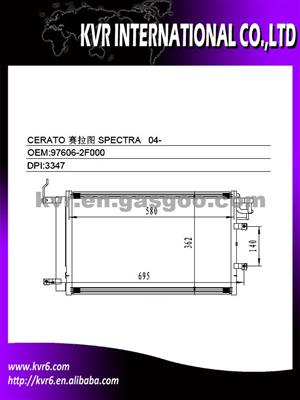 Hyundai Auto Condenser For SPECTRA 97606-2F000