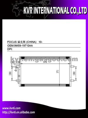 Auto Air Conditioning System Condenser For FORD FOCUS (CHINA) OEM 9M59-19710AA