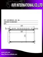 Car Ac Condenser For HONDA OEM 80110-SEM-M01