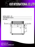 Condenser Manufacturer For DODGE NITRO(A/T) OEM 68003971AB