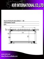 Car Air Conditioner Condenser For TOYOTA OEM 88460-35200