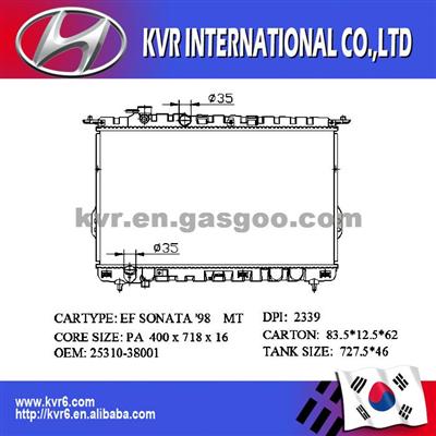 HYUNDAI Auto Radiator SONATA Oem 25310-38001