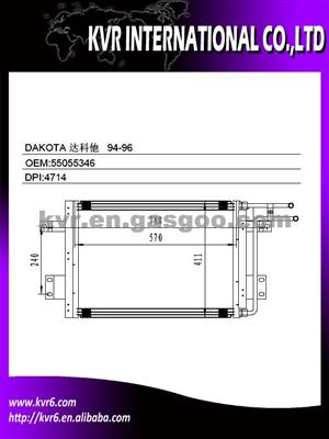 Auto Air Condition Condenser For DODGE DAKOTA OEM 55055346