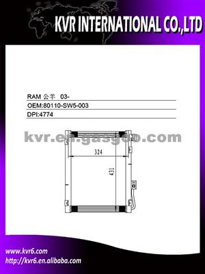 Car Air Condition Condenser For DODGE RAM OEM 5072993AA