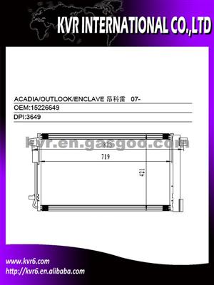Car Ac Condenser For CHEVROLET ACADIA/TRAVERSE OEM 15226649/25975431