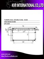 Car Ac Condenser For TOYOTA OEM 88460-0C090