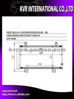 Auto Air Conditioning Condenser For TOYOTA OEM 88460-0N010/88460-30870