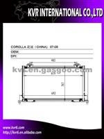 Car Ac Condenser For TOYOTA OEM TY447750-37912B