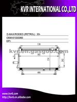 Aftermarket A/C Condenser FOR ISUZU OEM 61333350