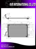Aftermarket Condenser For HYUNDAI ELANTRA 07/HYUNDAI I30 GAS 07 OEM 97606-2H010/97606-2H000