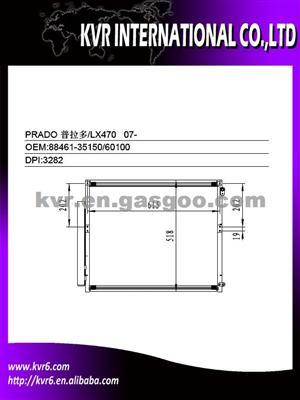 Air Conditioning Condenser For TOYOTA OEM 88461-35150/88461-60091