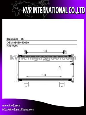 Ac Condenser FOR LEXUS OEM 88460-53030