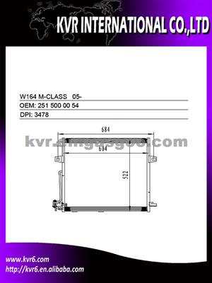 Air Conditioning System Condenser For SPORTAGE III Oem 97606-2E000