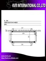 Condenser FOR MAZDA OEM GSYD-61-48ZA/GS1D-61-480C