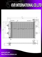 Good Quality AC Auto Aluminum Condenser For VOLKSWAGEN POLO 09 OEM 6R0820411D