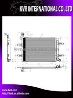 Auto Air Conditioning System Condenser For VOLKSWAGEN POLO/VOLKSWAGEN FOX (05-) 1.2 I OEM 8D0260403H/8D0260E