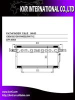 Auto Air Condition Condenser FOR NISSAN OEM 92100-0W002/92110-0W712