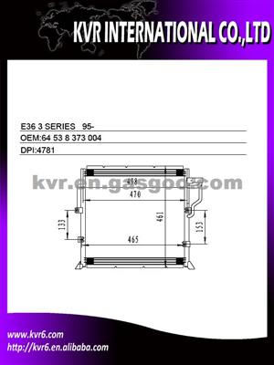 Car Air Condition Condenser For BMW E36 3 SERIES Oem 64 53 8 373 004
