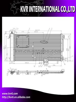 Condenser Factory For BENZ C-CLASS(W203) OEM 2035001054/2035001154/2035000254/2035000654