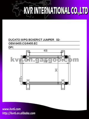 Auto Conditioning System Condenser For FIAT DUCATO III/BARCHETTA Oem 1340166080