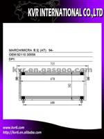 Air Conditioner Condenser FOR NISSAN OEM 92110 30556/92110-67B17