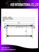 Air Conditioning Condenser FOR NISSAN OEM 92101-G9800