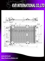 Auto A/C Condenser For SUZUKI GRAND VITARA 2.5L 99 OEM 95310-65D00/9531060A50/95310-65D10/95310-65D11