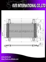 Oe Quality Condenser For MAZDA 6 02 OEM GJ6A-61-480A/B25F-61-480A/B25P-61-480A