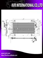 Parellel Flow Condenser For MAZDA 6 03-05 OEM GJ6A-61-480A/B25F-61-480A/B25P-61-480A