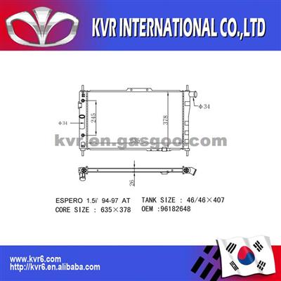 Radiator For DAEWOO ESPERO 96182648