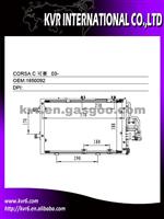 Ac Condenser For OPEL CORSA C Oem 1850092