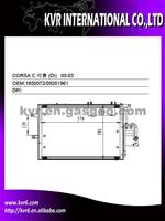 Auto Aluminum Condenser For OPEL CORSA C (DI) Oem 1850072