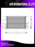 Car Air Conditioner Condenser For OPEL VECTRA-C-PETROL 2002 OEM 1850076/1850083/1850079/24418362